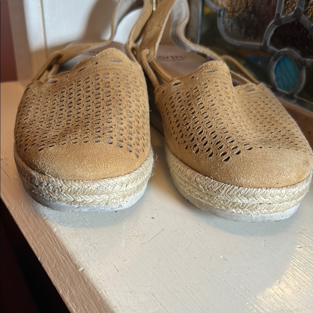 Earth Tan Espadrilles Casual Slip-On